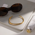 MACAJE Ambre Facet Bangle
