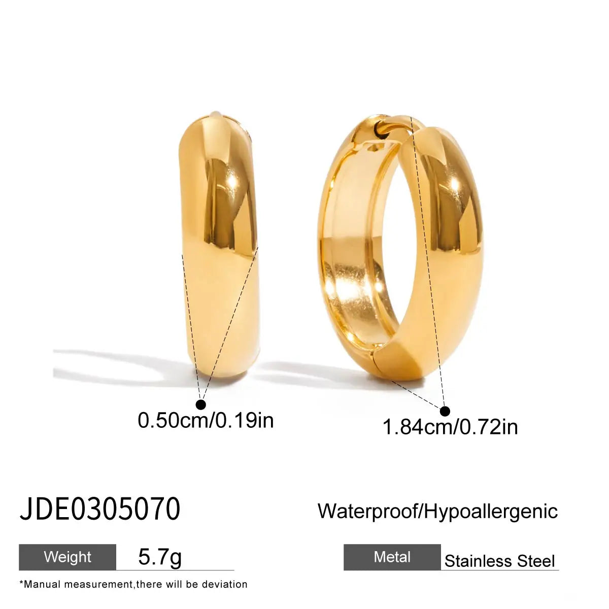 Perrine Earrings - Yellow Gold