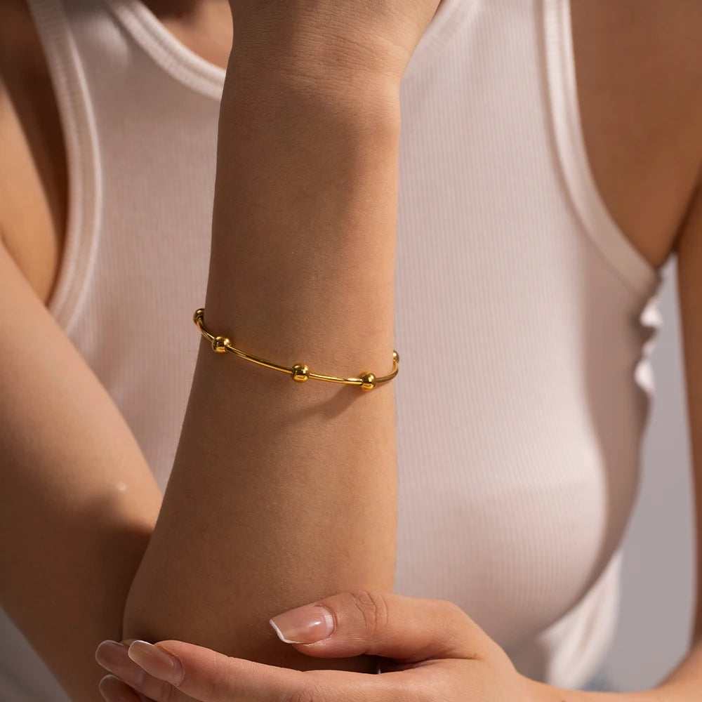 Plume Beaded Cuff Bangle gift-ready packaging – Macaje bangle