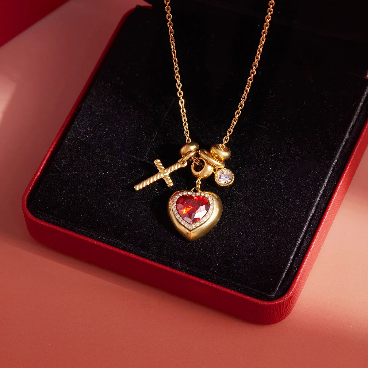 Genevieve Heart Necklace