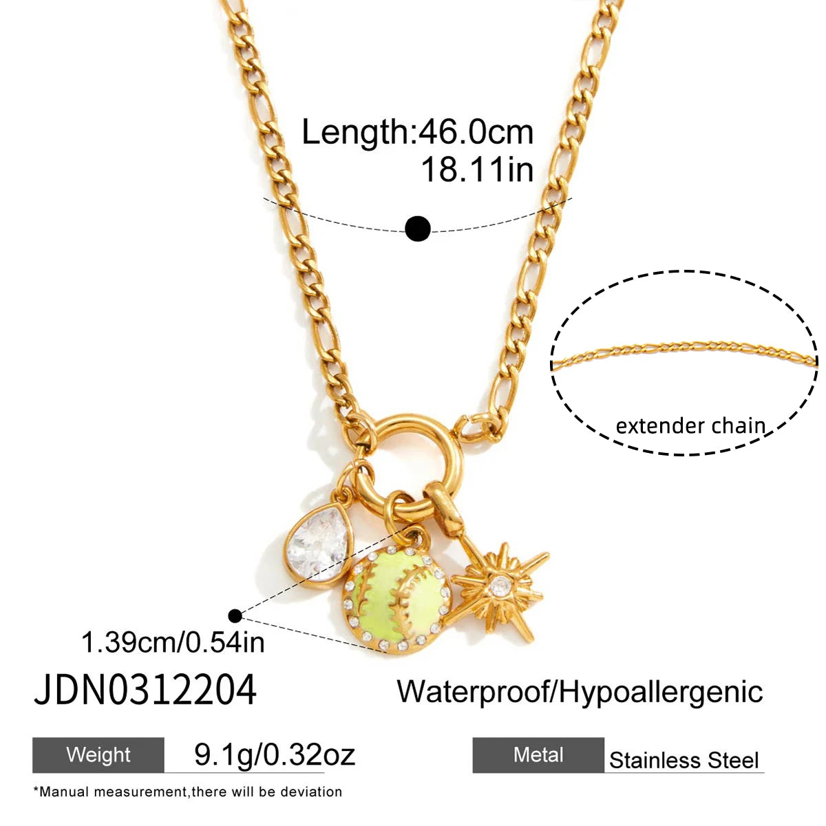 Florence Sport Necklace - Gold