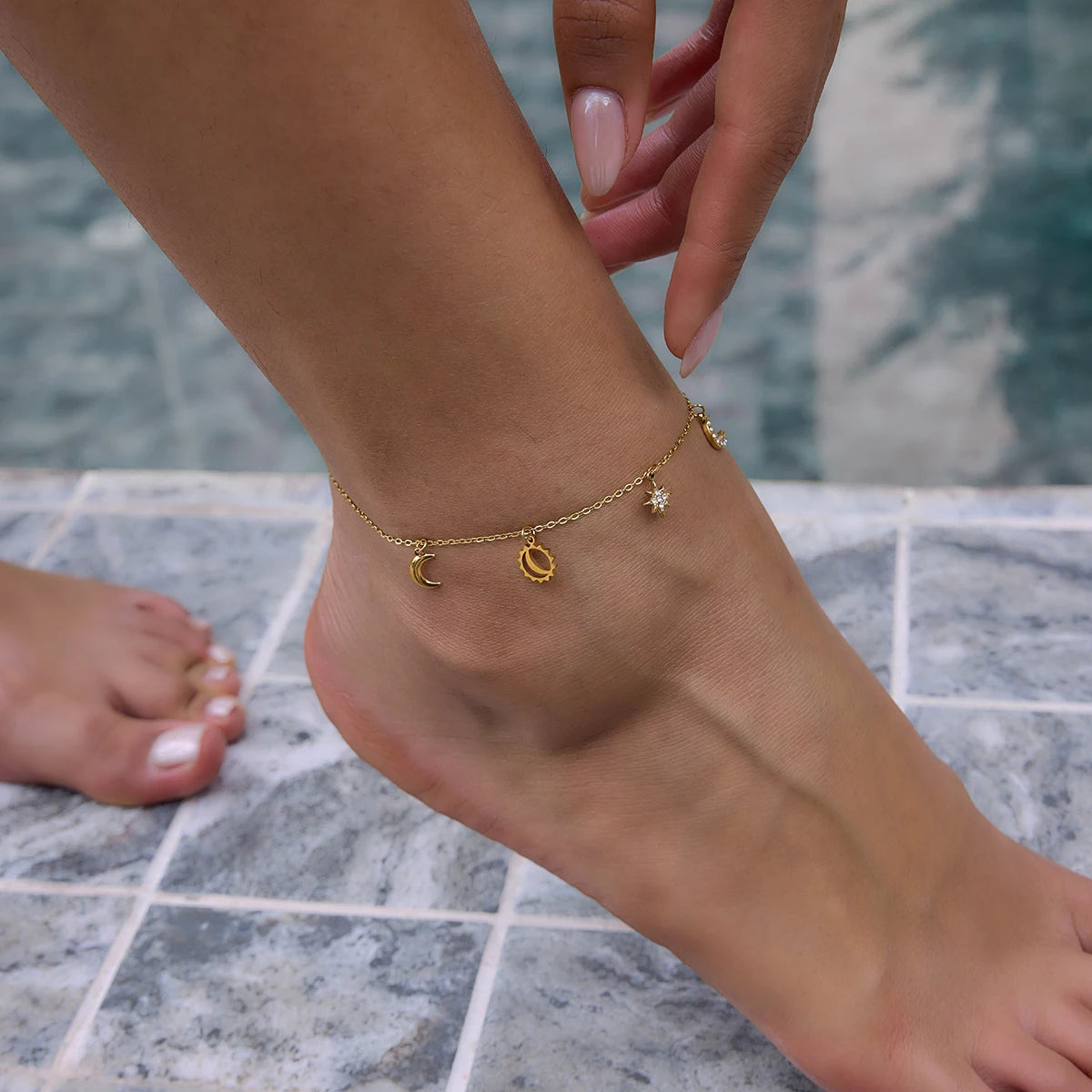 MACAJE Cleo Star Anklet