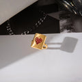 Reine Heart Card Ring
