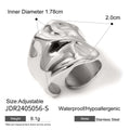 Clara Hammered Wrap Ring