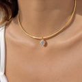 Elise Facet Necklace