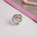 Etoile Hammered Star Ring