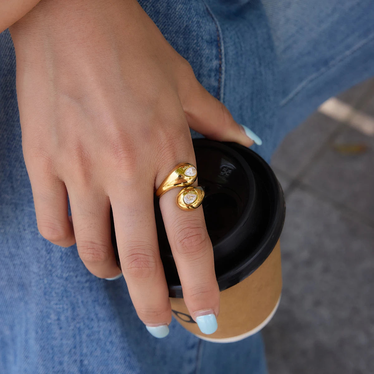 Ondine Water Drop Ring
