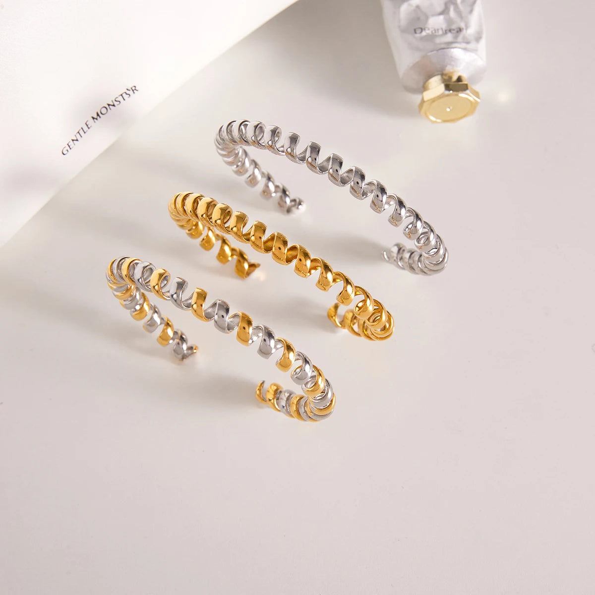 Cherie Twisted Cuff Bangle gift-ready packaging – Macaje bangle