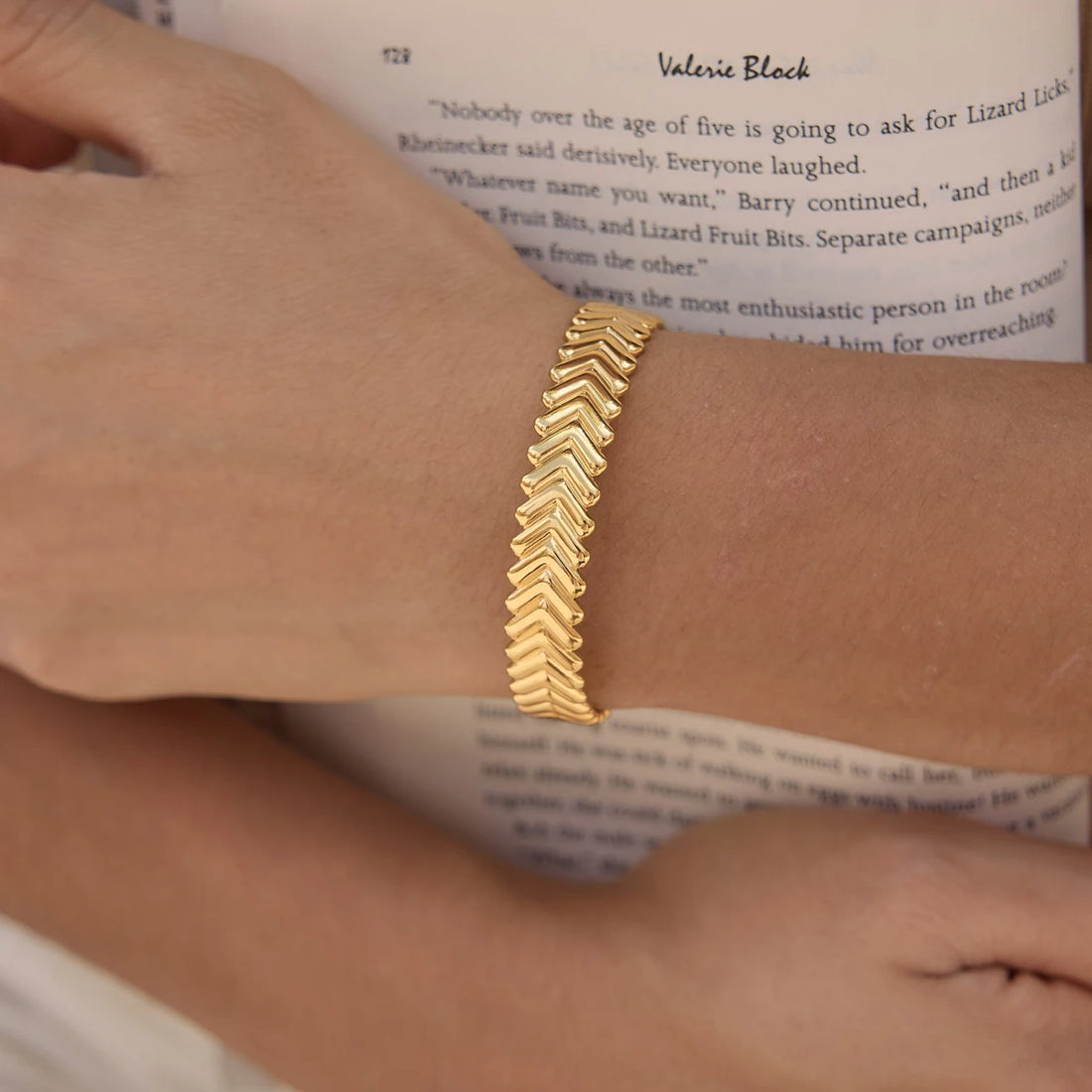 Cadence Stacked Cuff Bangle