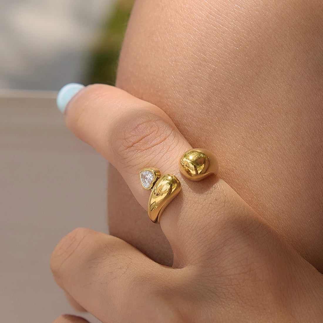 Felicie Heart Chunky Ring