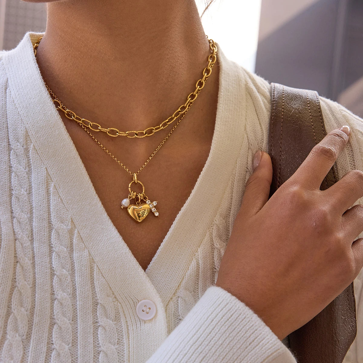 Sabine Heart Necklace