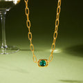 Delphine Glass Necklace