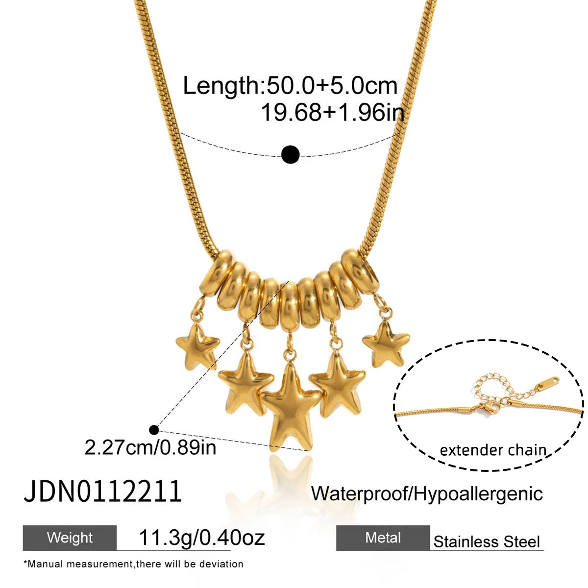 Sylvie Star Necklace - Gold