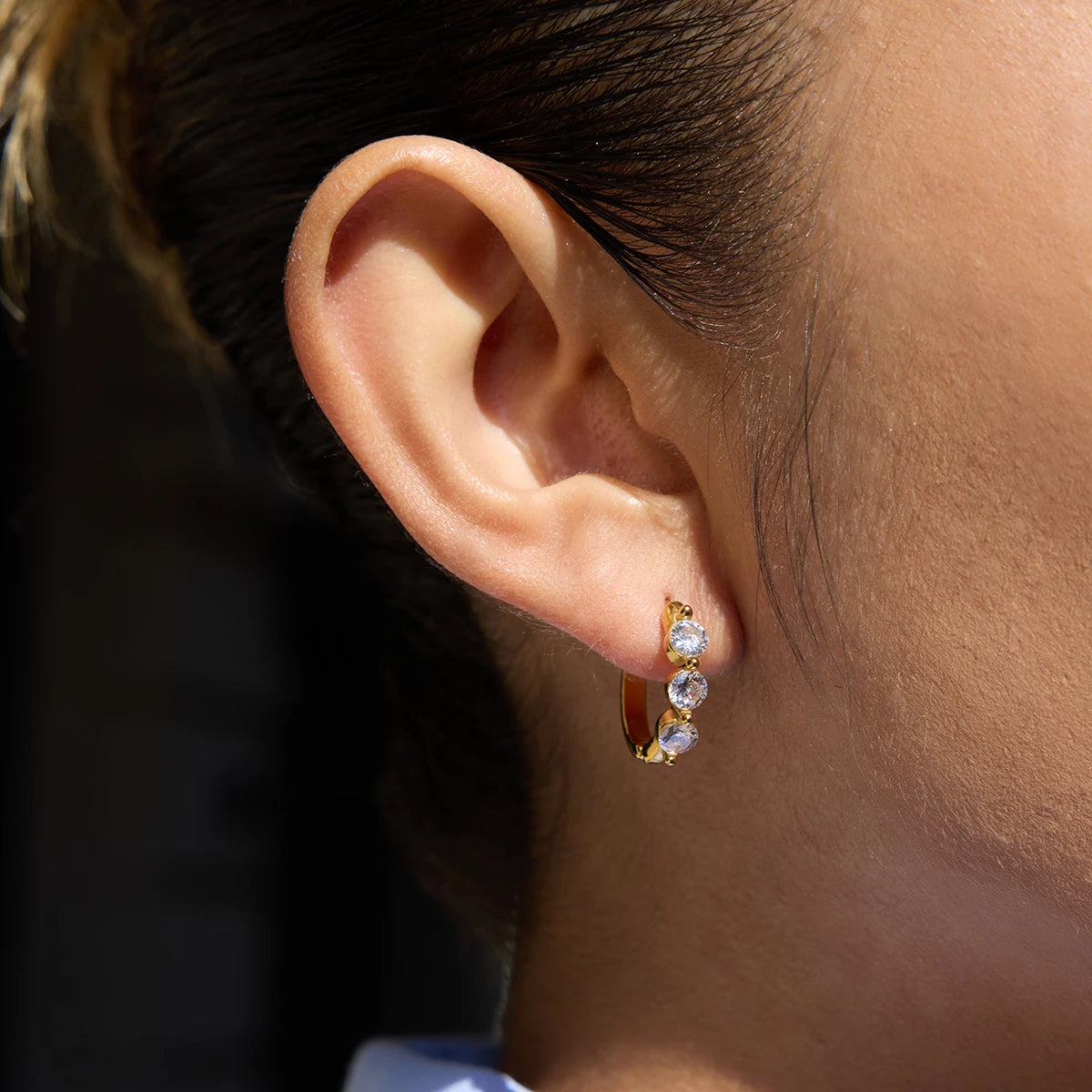 Clemence Zircon Earrings