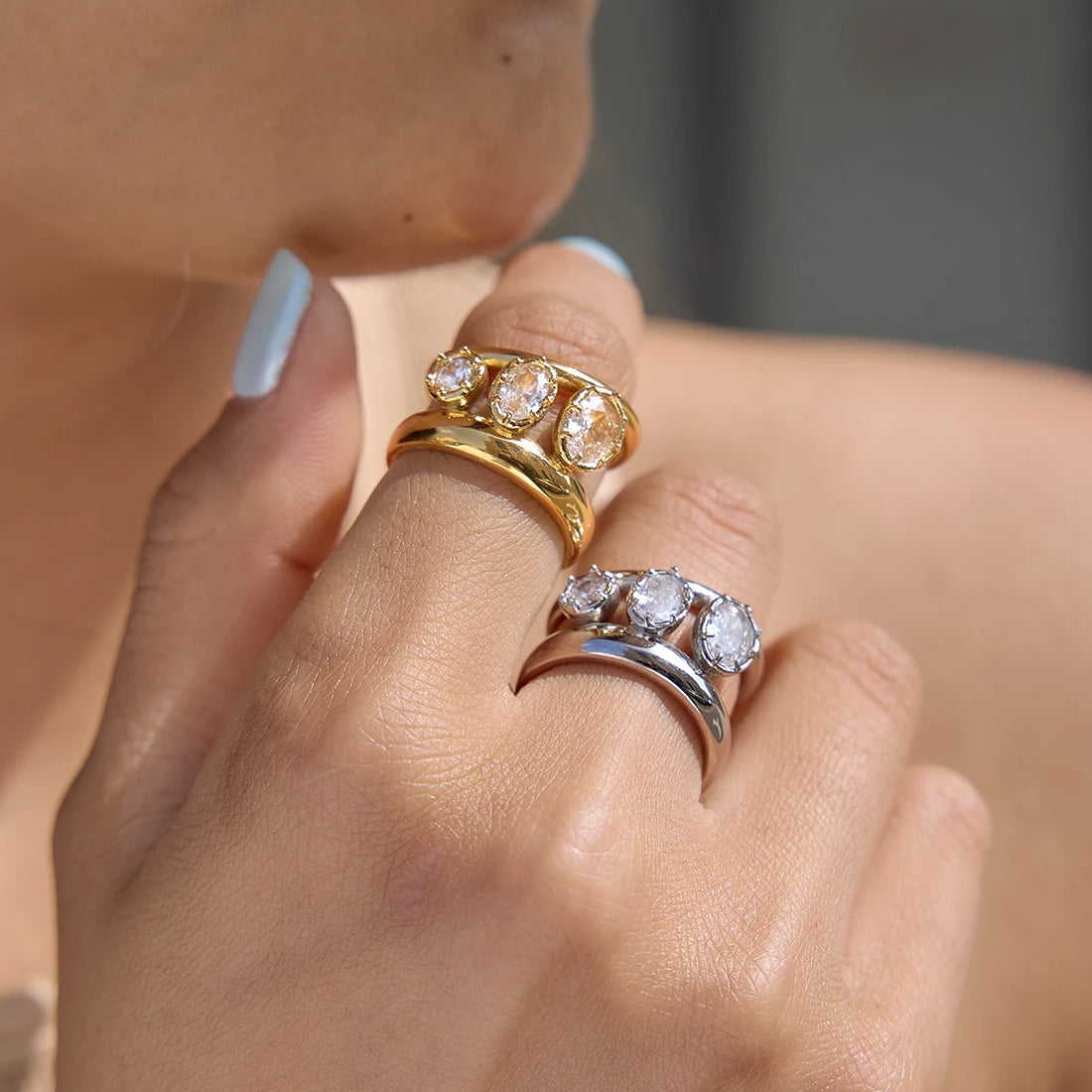 Antoinette Hollow Ring