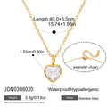 Cyrielle Heart Pendant Necklace