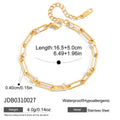 Valentine Link Bracelet - Reddish Brown