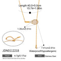 Beatrice Racket Necklace - Gold