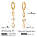 Oceane Drop Earrings - Bronze