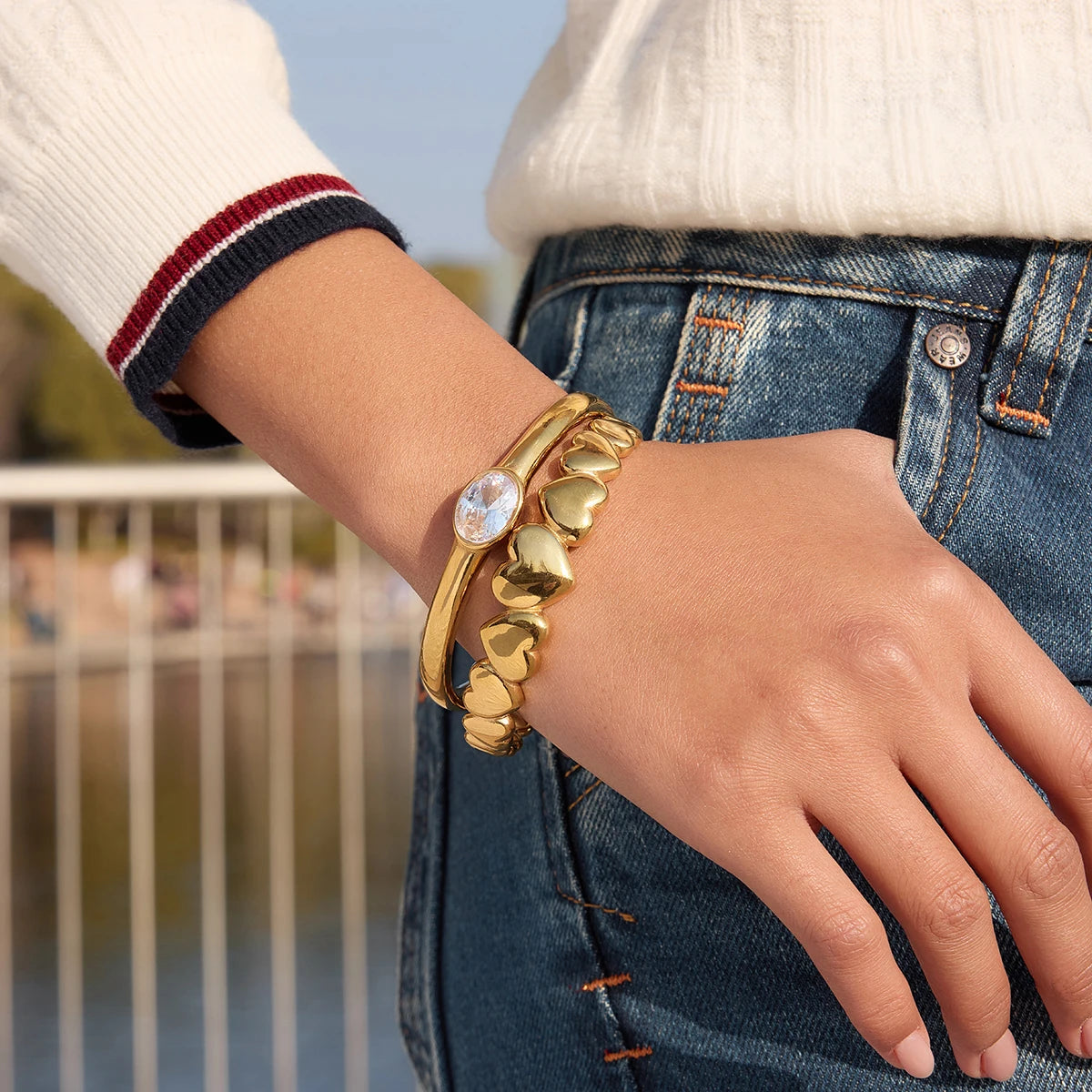 MACAJE Marguerite Zircon Bangle