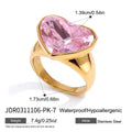 Amara Crystal Heart Ring