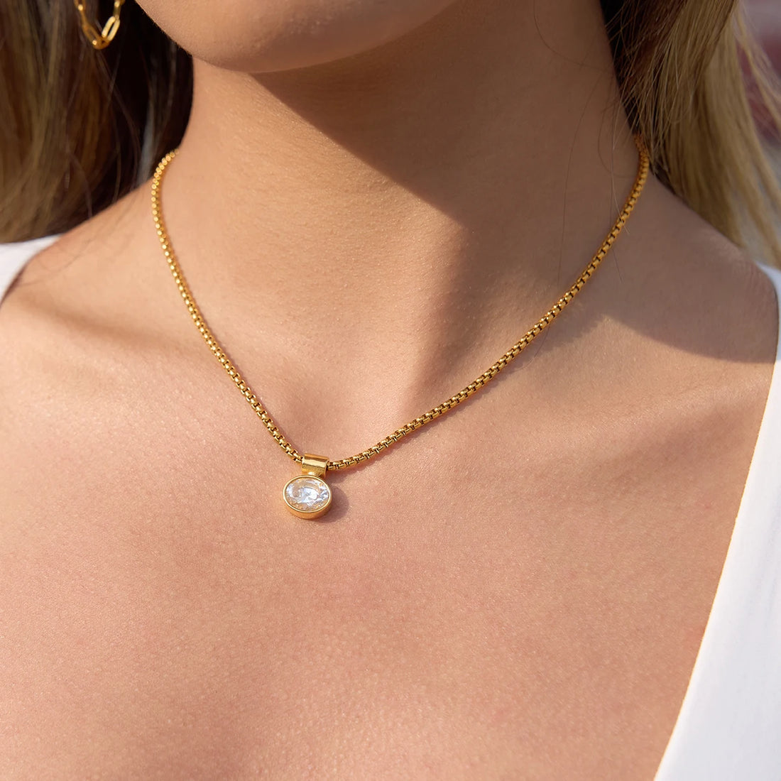 Anais Zircon Necklace