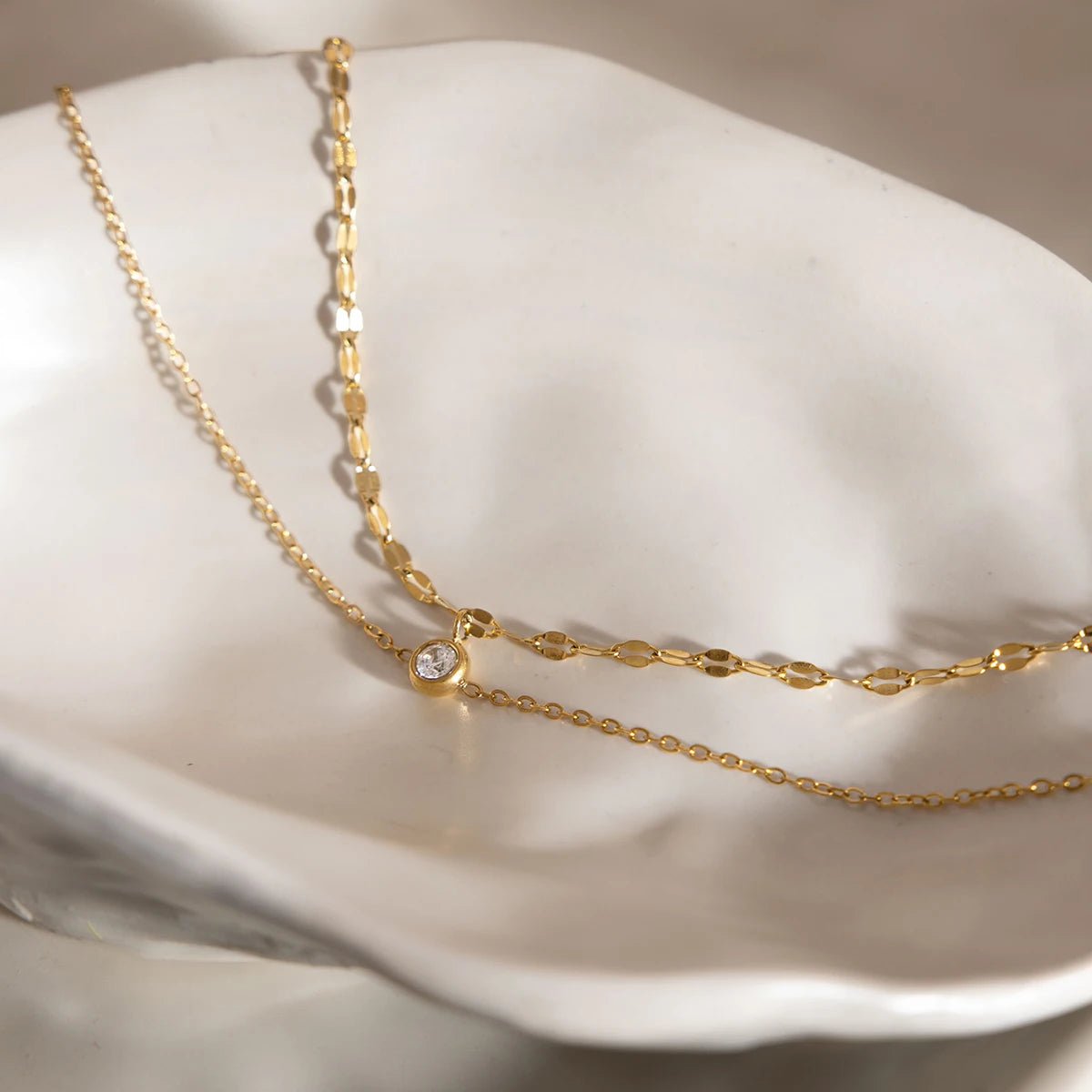 MACAJE Axelle Zircon Anklet