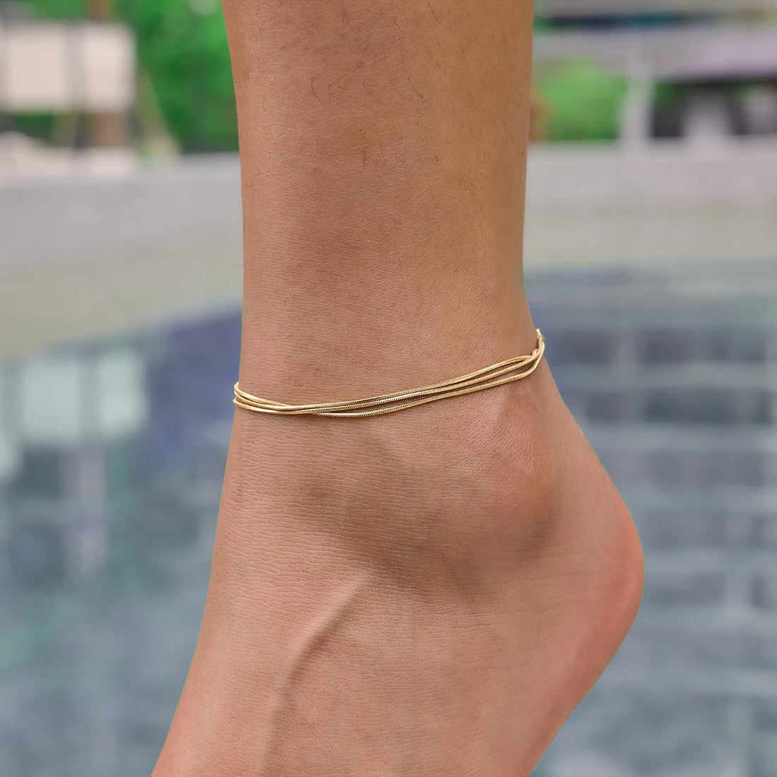 MACAJE Romane Serpent Anklet