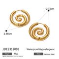Albane Spiral Hoop Earrings gift-ready packaging – Macaje earrings