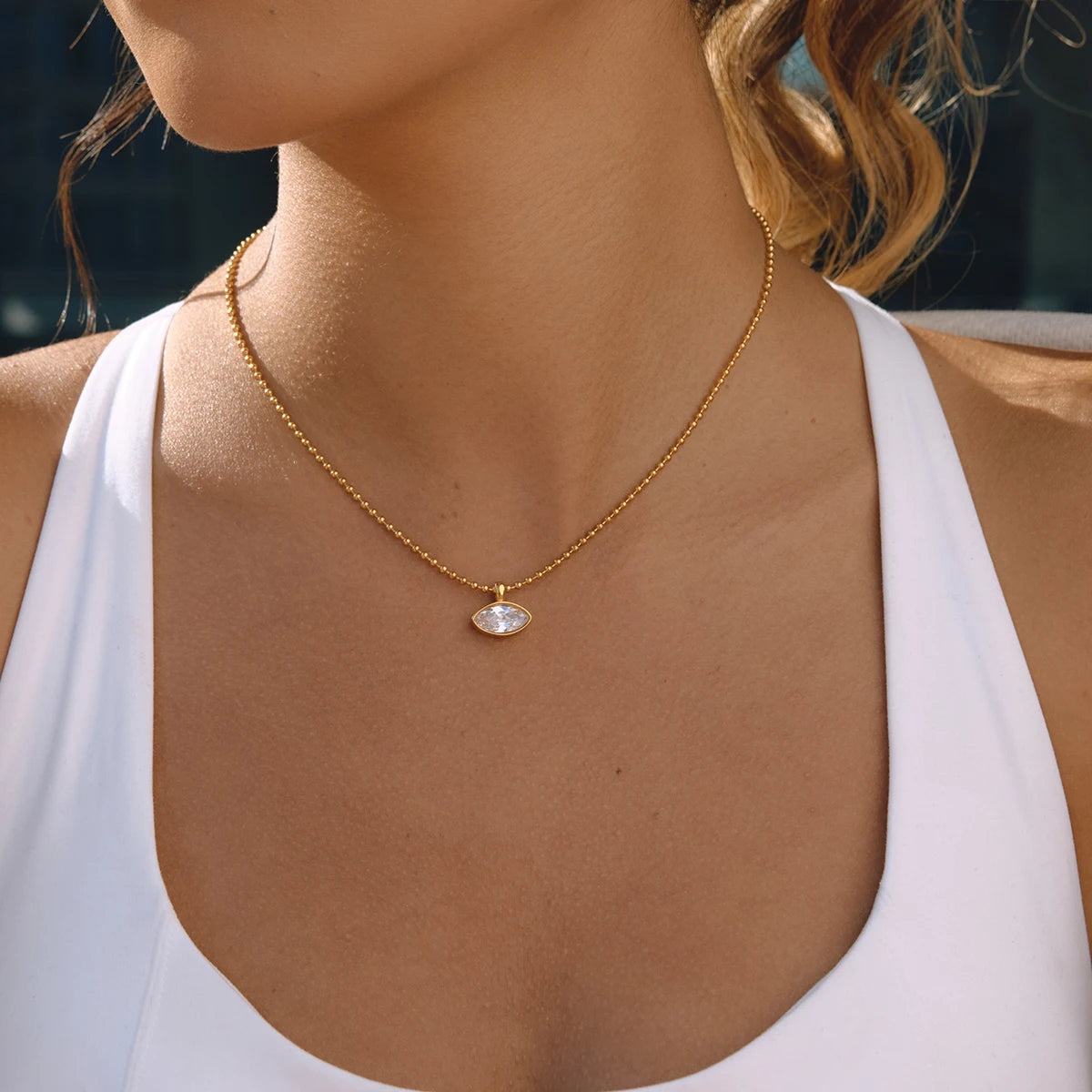 Noemie Zircon Necklace