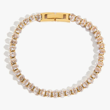 Allure Crystal Tennis Bracelet – waterproof, tarnish-free bracelet by Macaje