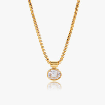 Anais Crystal Pendant Necklace