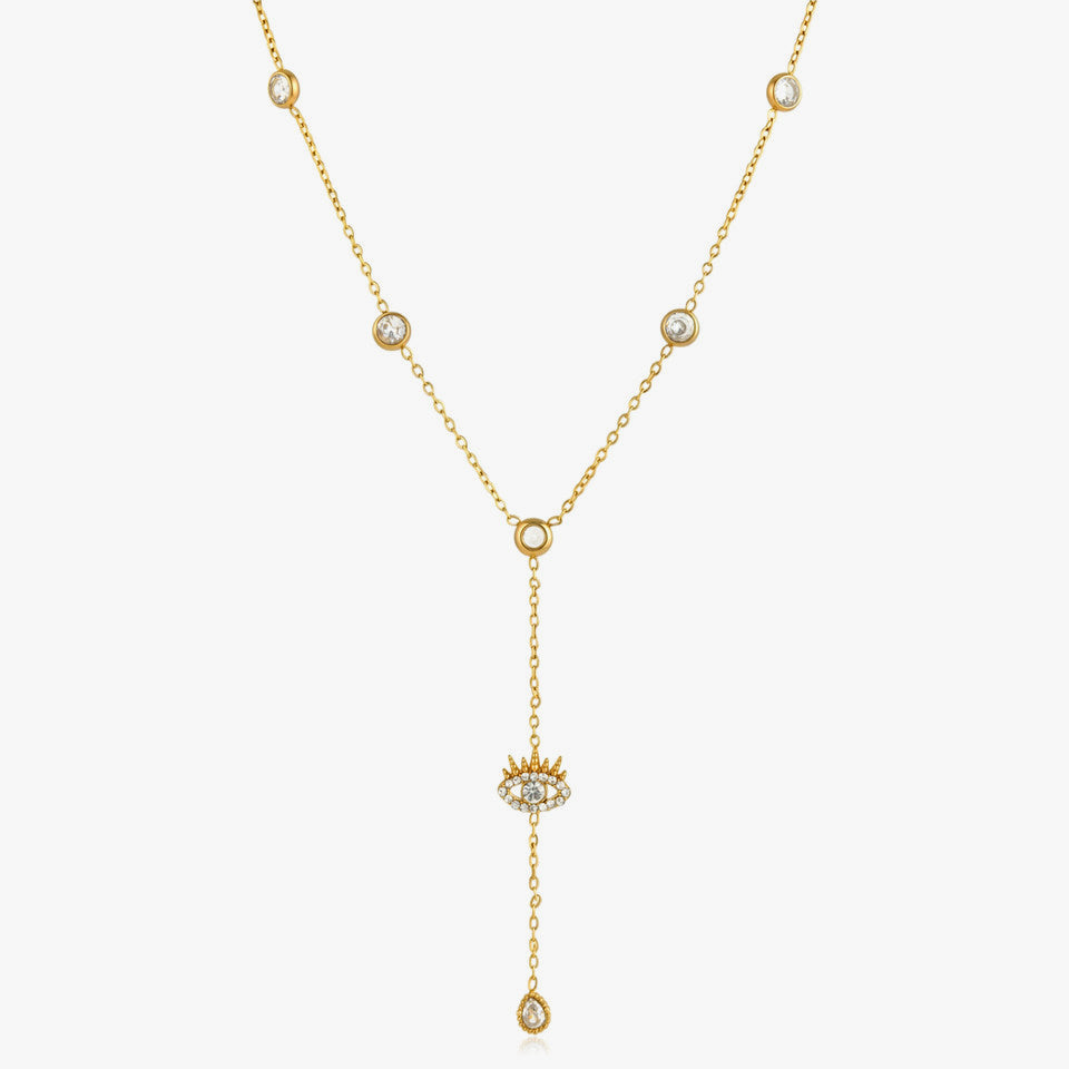 Anouk Evil Eye Drop Necklace
