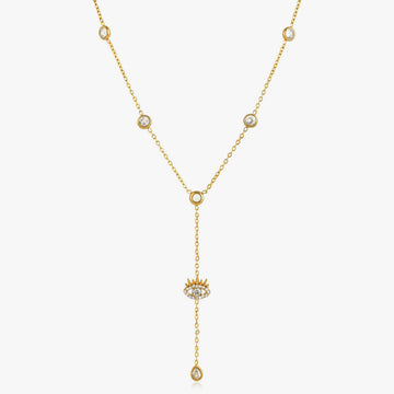 Anouk Evil Eye Drop Necklace