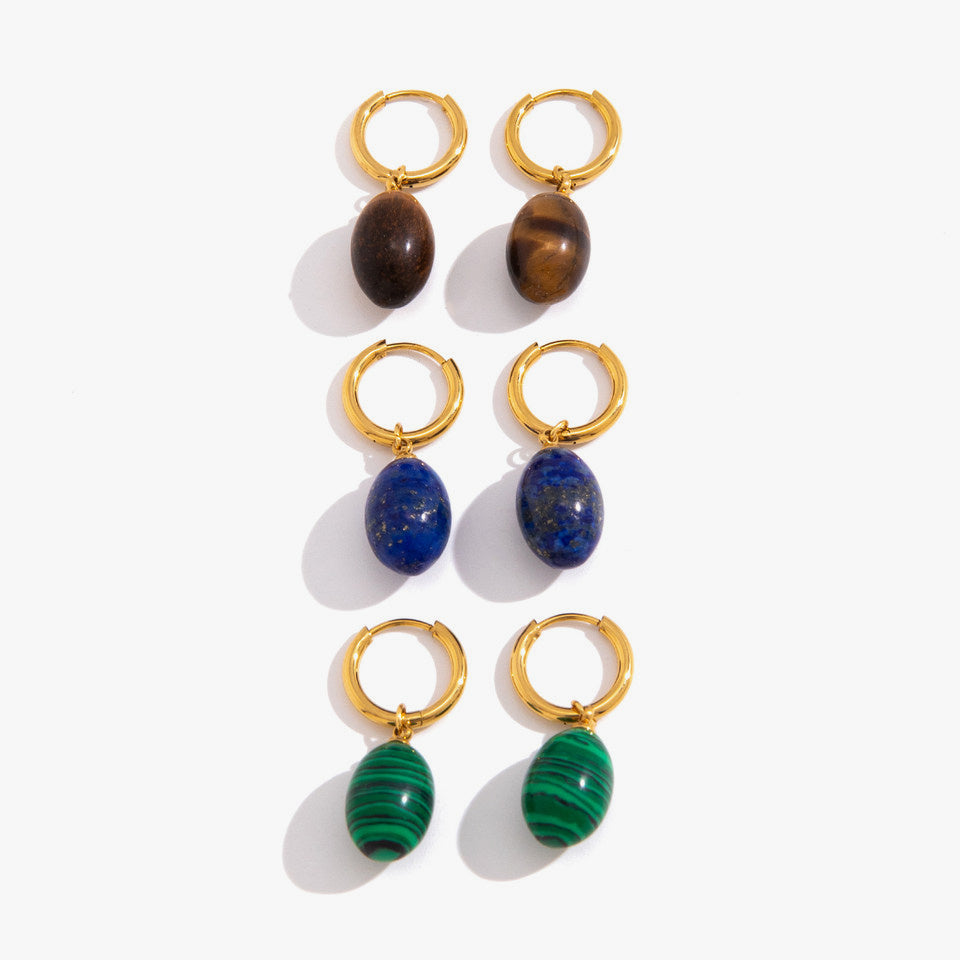 Azalee Stone Drop Earrings