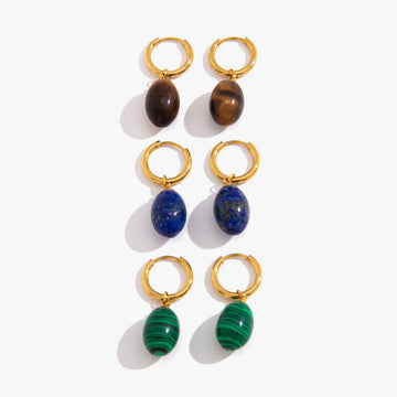 Azalee Stone Drop Earrings