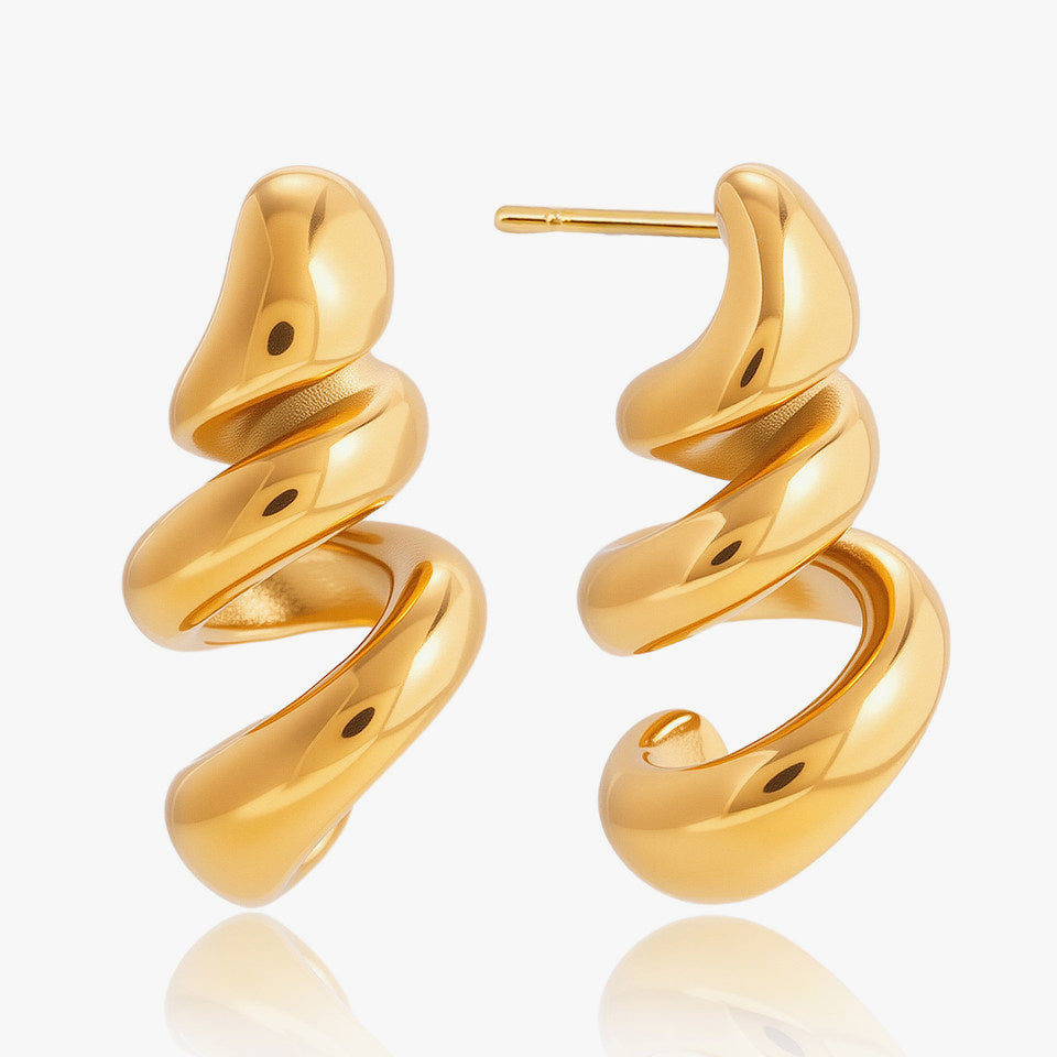 Berenice Pave Stud Earrings