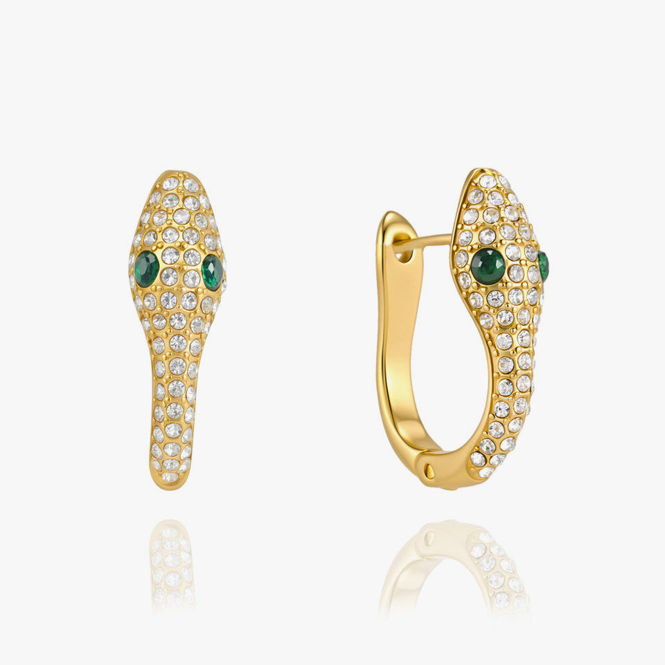 Bernadette Spiral Hoop Earrings