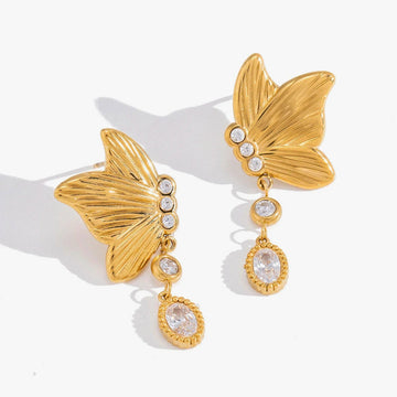Blanche Butterfly Earrings