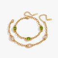 Cassandre Oval Stone Bracelet