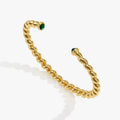 Charlotte Twisted Cuff Bangle