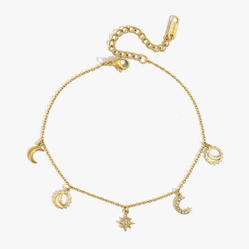 Cleo Celestial Charm Anklet