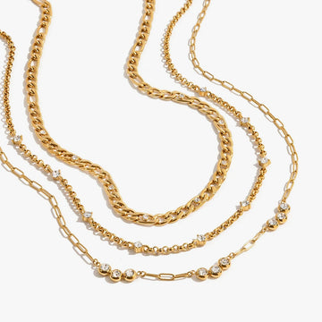 Cosette Layered Crystal Necklace