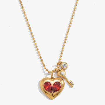 Danielle Layered Charm Necklace