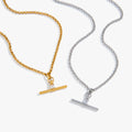 Dorothee Square T-Bar Necklace
