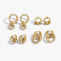Estel Circle Link Earrings