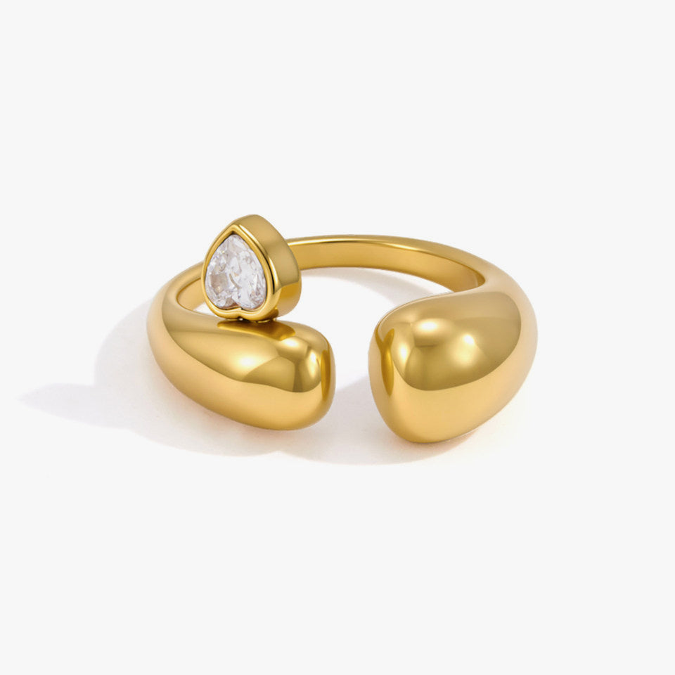 Felicie Heart Chunky Ring