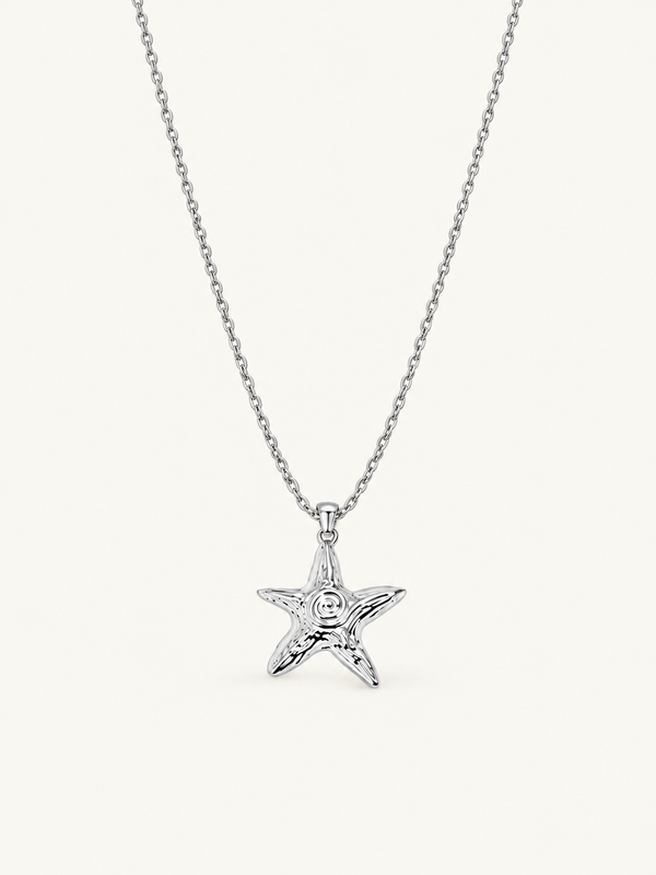 Ghislaine Star Pendant Necklace - Silver clean variation image
