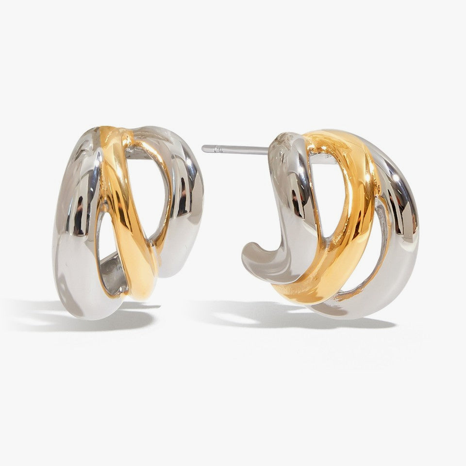 Huguette Geometric Stud Earrings