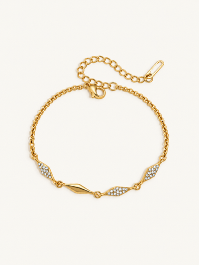Agathe pavé bar bracelet — clean product image